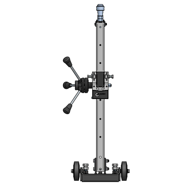 CARDI CDP 520 steel drill core stand with DPT anti-vibration technology, front image.
