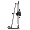 CARDI CDP 520 steel drill core stand with DPT anti-vibration technology, side image.