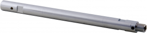 CARDI 503134 steel core bit extension (m16) 300 mm for CARDI core drills, front view.