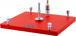 CARDI 505063 vacuum fastening base for stands, with 500 kg suction force.