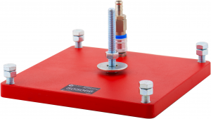 CARDI 505066 vacuum fastening base for stands, with 300 kg suction force.