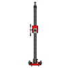 CARDI C 600-1500 extra long steel drill stand for core drill motor, ultra heavy-duty for very large drillings, front view.