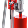 CARDI 187 hand-held core drill with stand and core bit for wet drilling.