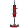 CARDI 205 core drill on stand for wet drilling, front view.