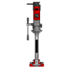 CARDI 220 core drill on stand for wet drilling, front view.