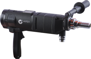 CARDI DPH 2200 PE-16 hand-held or on stand core drill with dpt micro-percussion technology.