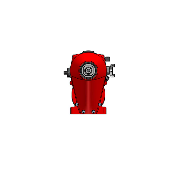 CARDI FR 1005 core drill motor for wet drilling on stand, front view