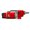 CARDI FR 205 core drill motor for wet drilling on stand, side view.