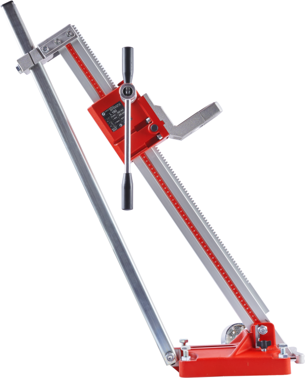 CARDI L 180-1 aluminum tilted drill stand for core drill motor.