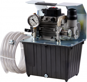 CARDI PV 4-S-115 vacuum pump 110-120 v, 50-60hz, schuko plug, with safety tank for safe operation.