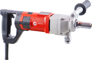 CARDI T2000 ME-14 hand-held or on stand core drill for dry and wet drilling with dust extraction system.