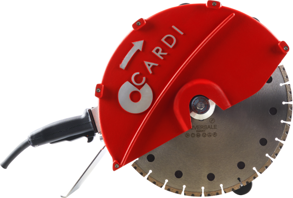 CARDI TP 400-BL very powerful hand-held wet blade saw with TP technology and 40 cm diamond blade.