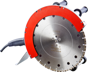 CARDI TP 400-FC-BL very powerful hand-held flush cut wet blade saw with TP technology and 40 cm diamond blade.